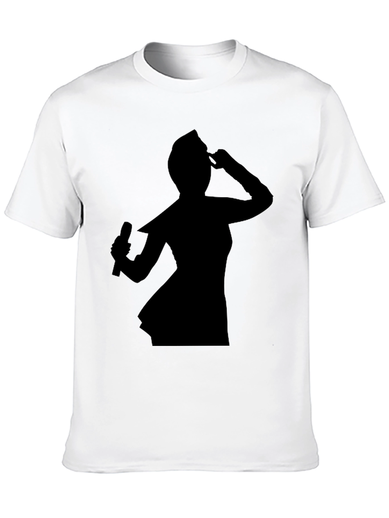 Silhouette Graphic T-Shirt - Black