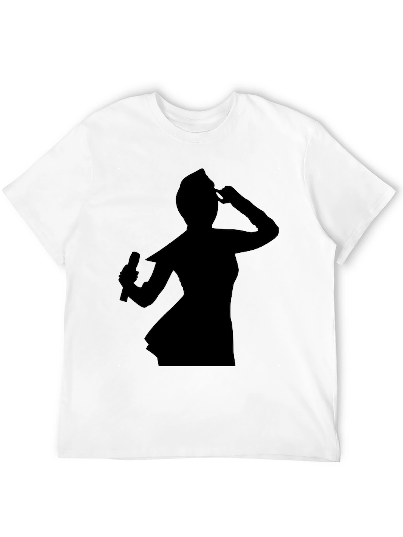 Silhouette Graphic T-Shirt - Black