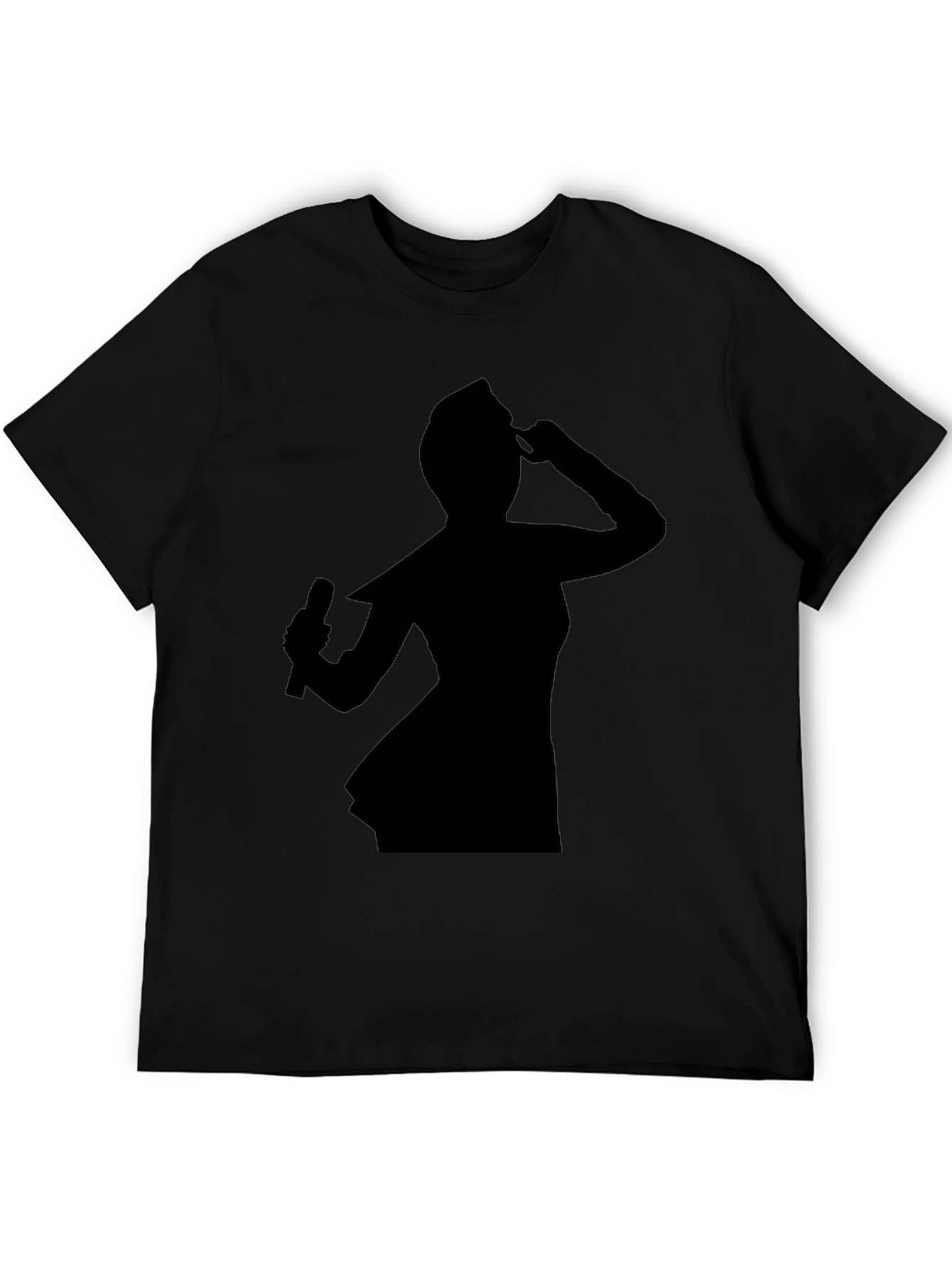Silhouette Graphic T-Shirt - Black
