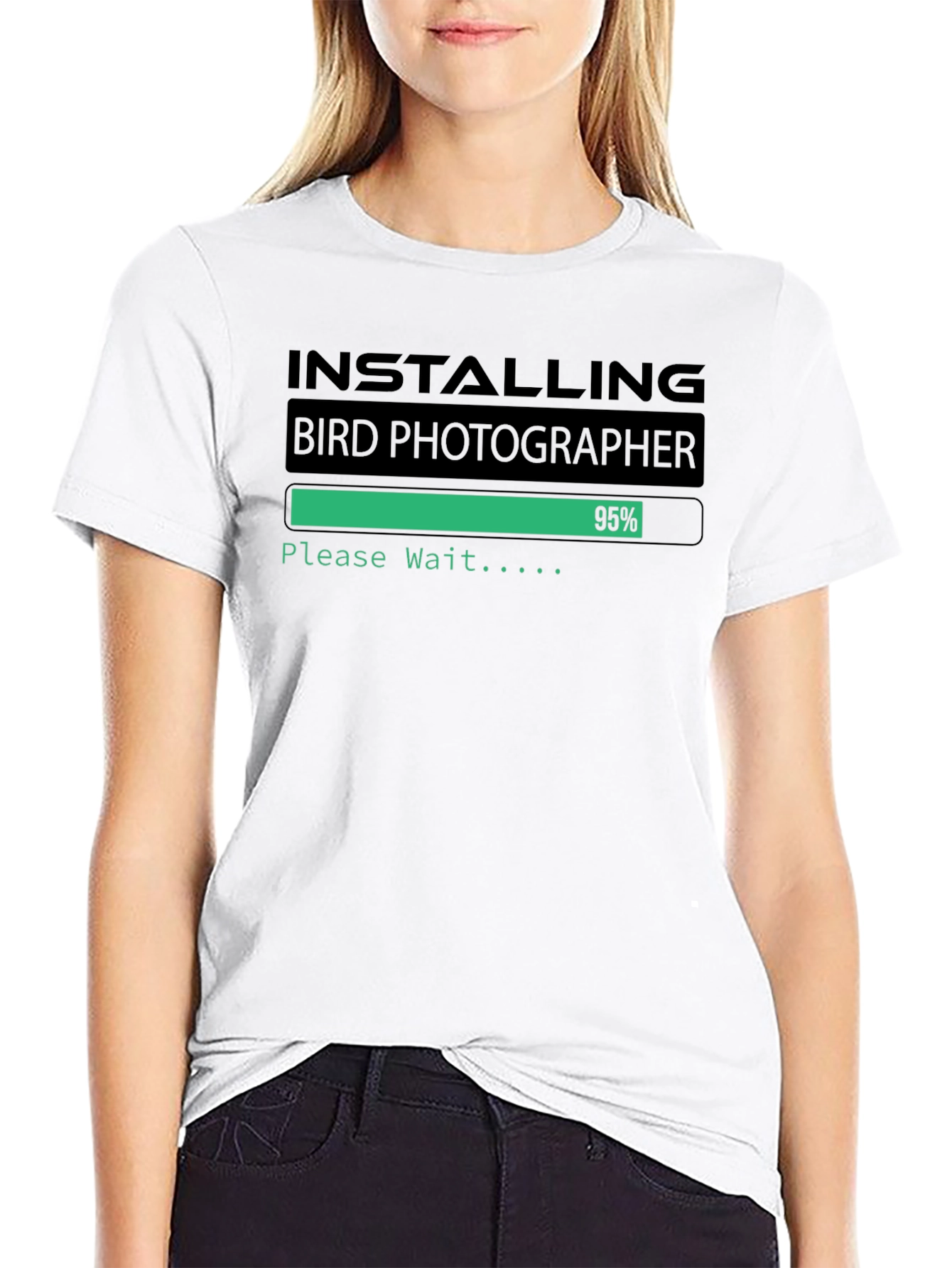 Installing Bird Photographer Funny T-Shirt