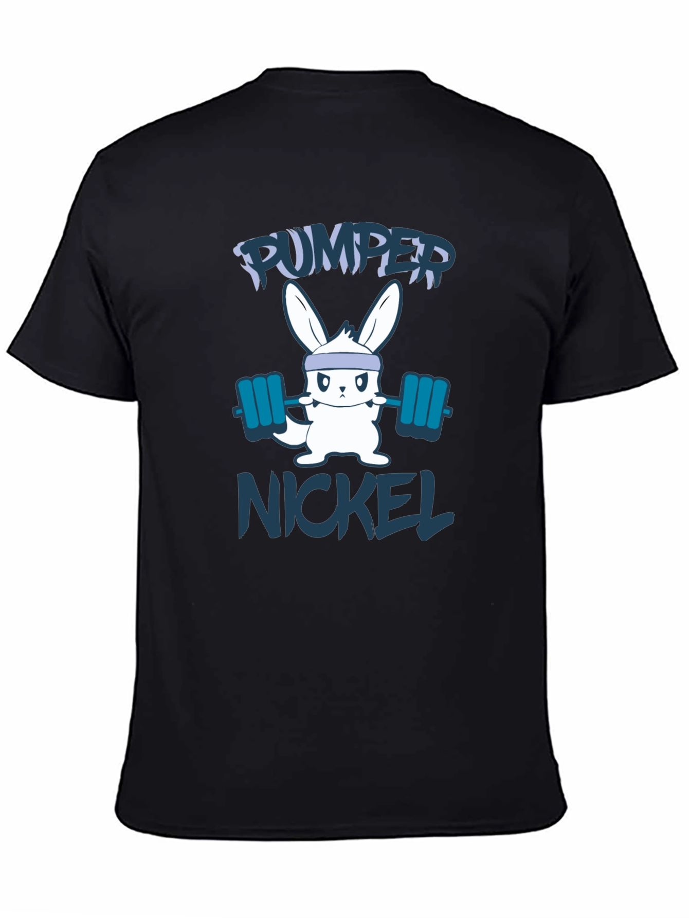 Pumper Nickel Bunny Black T-Shirt