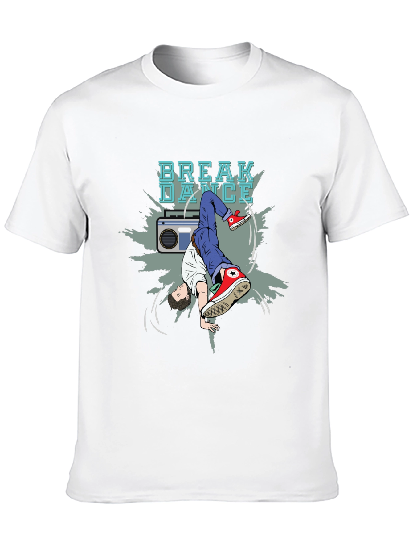 Breakdance Graphic Tee - Stylish Black T-Shirt
