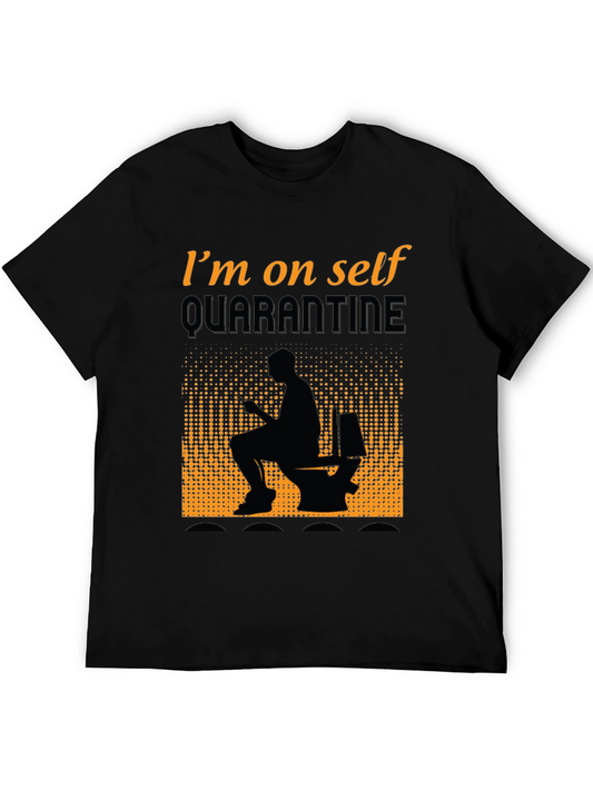 Quarantine Humor Graphic T-Shirt - Funny Toilet Tee