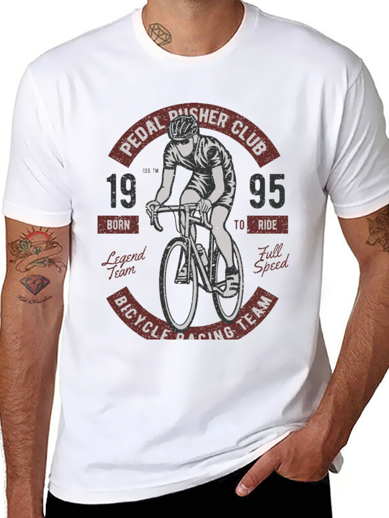 Pedal Pusher Cycling Club Graphic T-Shirt