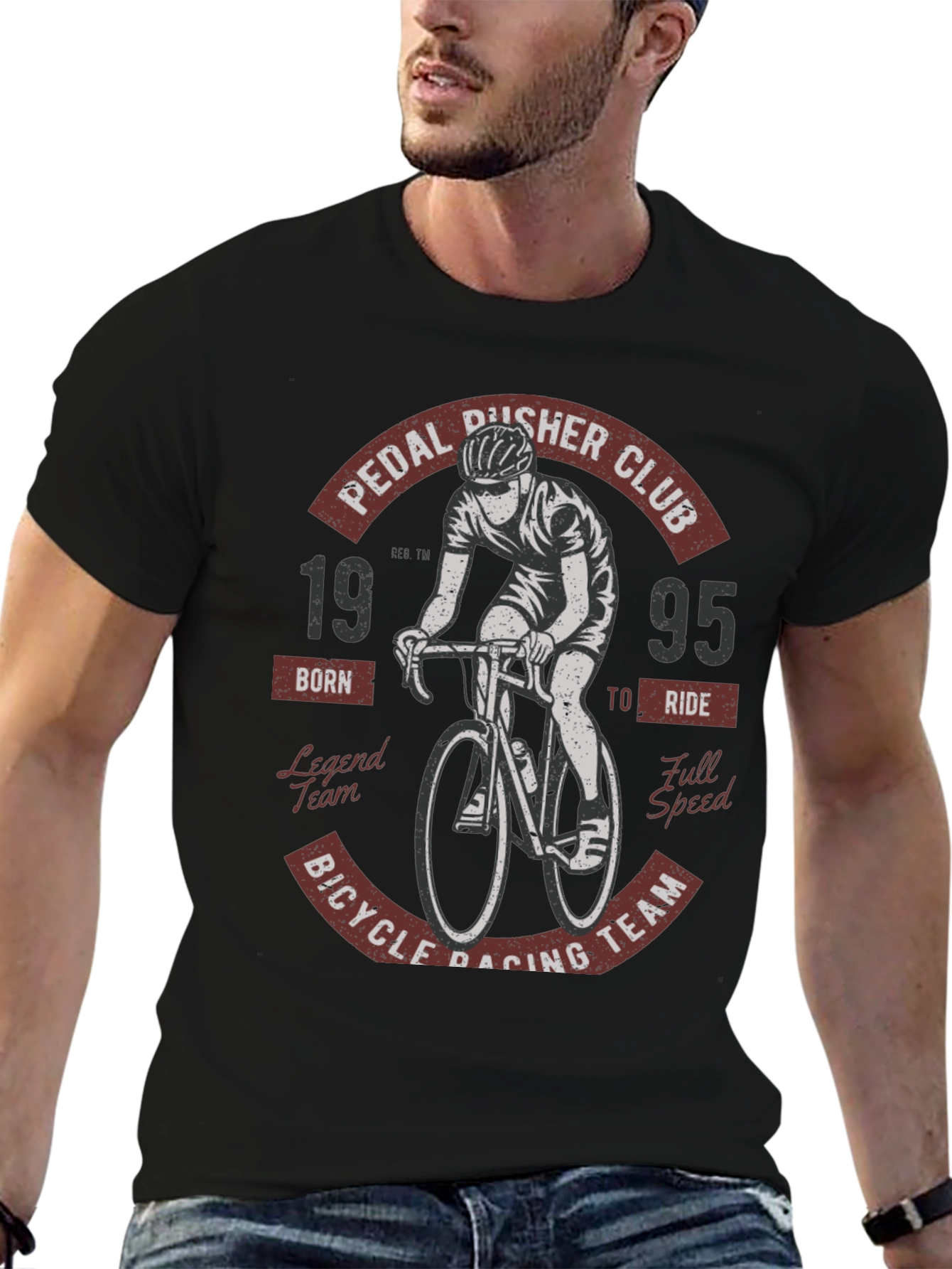 Pedal Pusher Cycling Club Graphic T-Shirt