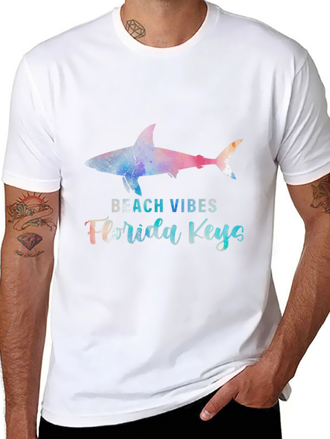 Beach Vibes Florida Keys Graphic T-Shirt