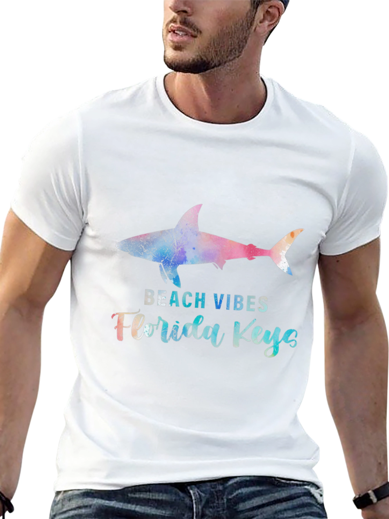 Beach Vibes Florida Keys Graphic T-Shirt