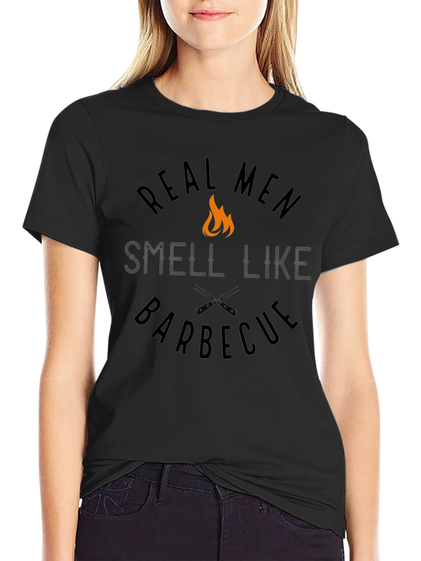 Real Men Smell Like Barbecue T-Shirt