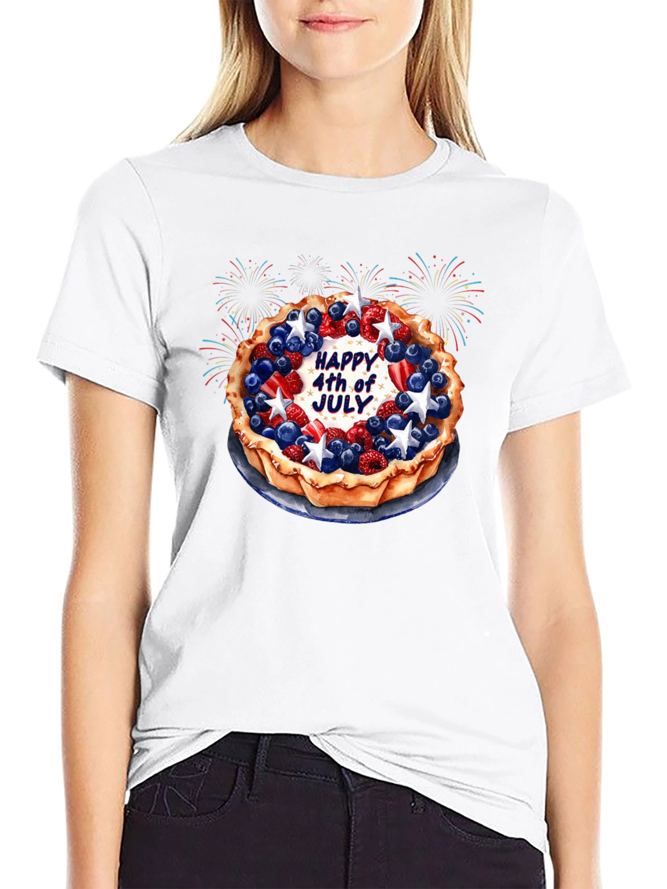 Patriotic Pie T-Shirt - Happy 4th of July