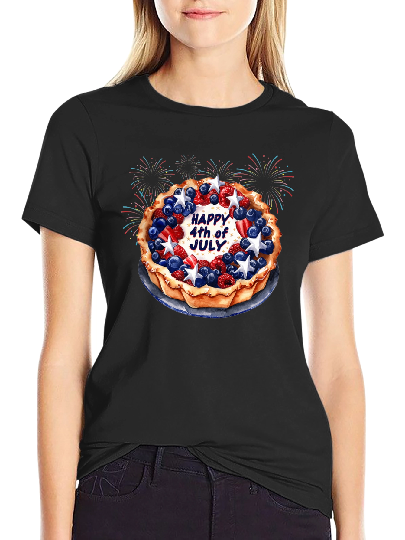 Patriotic Pie T-Shirt - Happy 4th of July