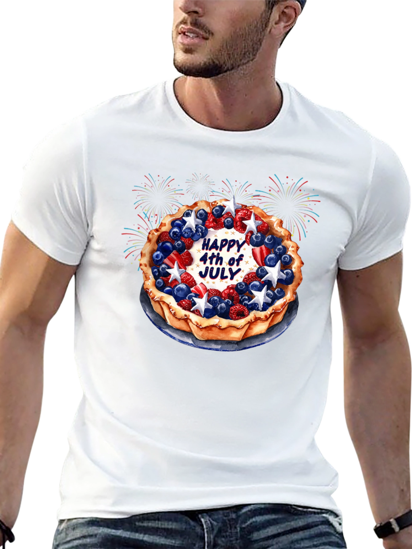 Patriotic Pie T-Shirt - Happy 4th of July