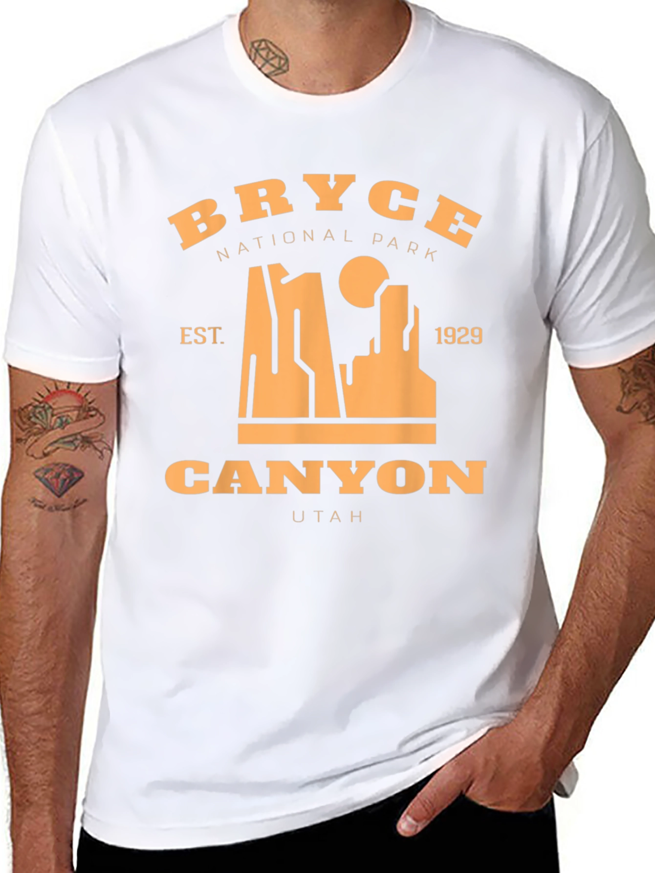 Bryce Canyon National Park Black Graphic T-Shirt