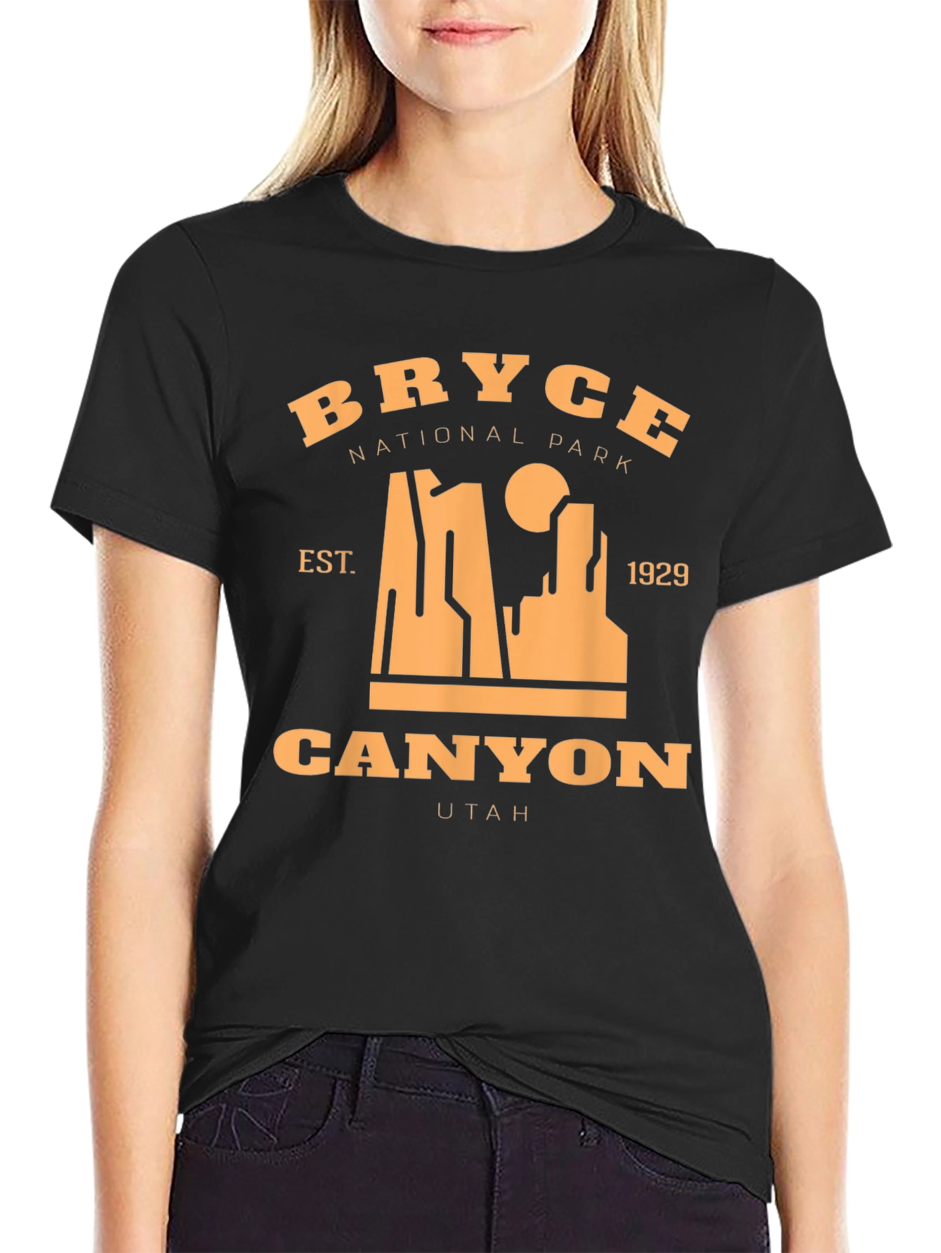 Bryce Canyon National Park Black Graphic T-Shirt
