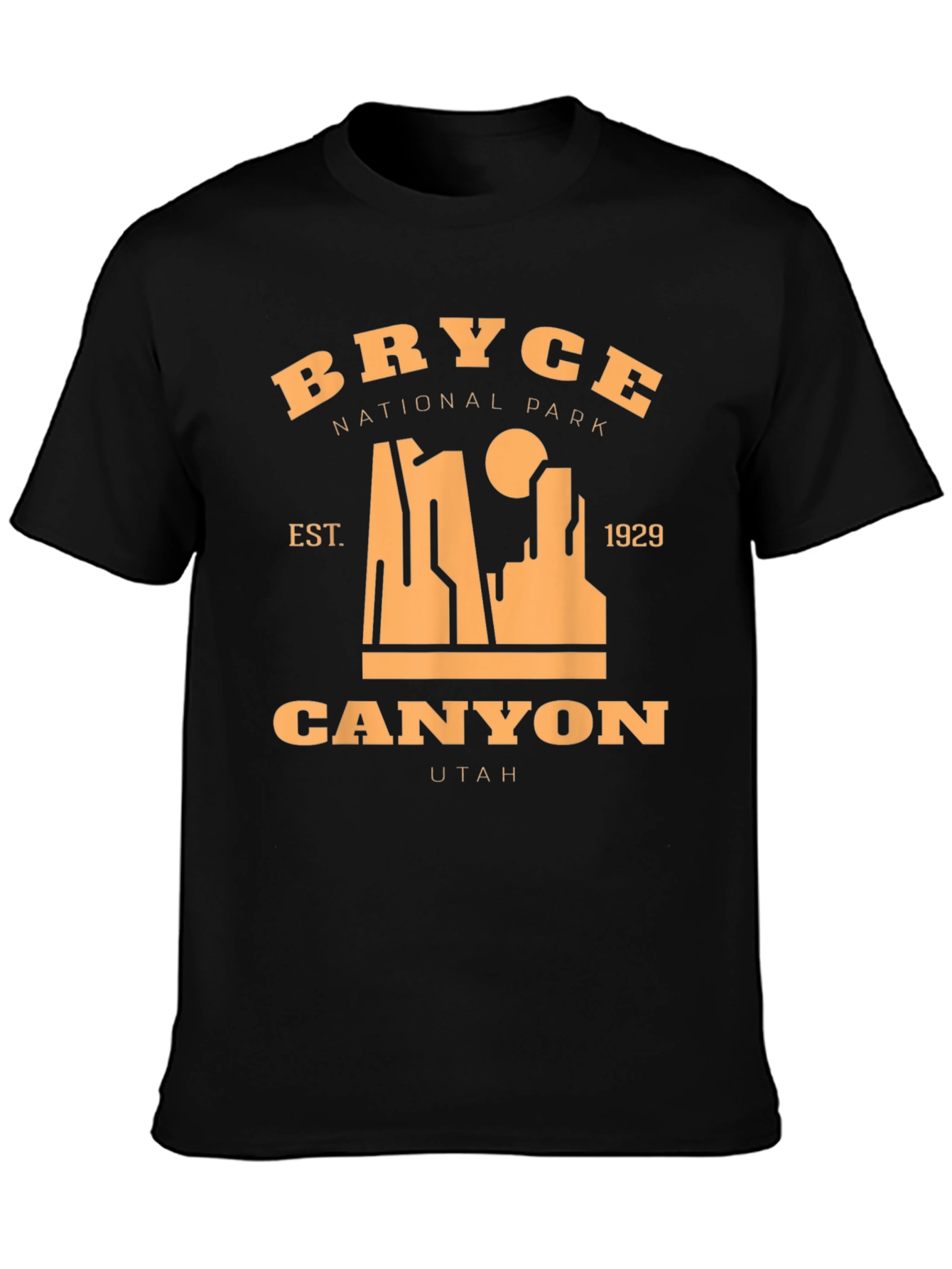 Bryce Canyon National Park Black Graphic T-Shirt