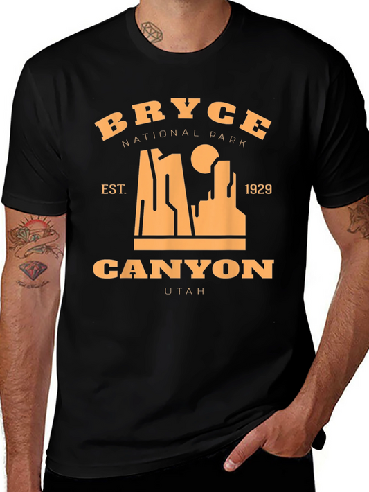 Bryce Canyon National Park Black Graphic T-Shirt