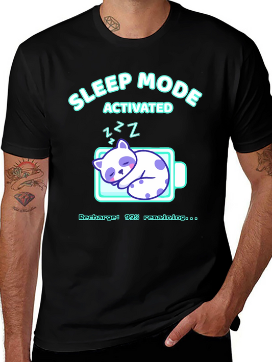 Sleep Mode Activated Graphic T-Shirt