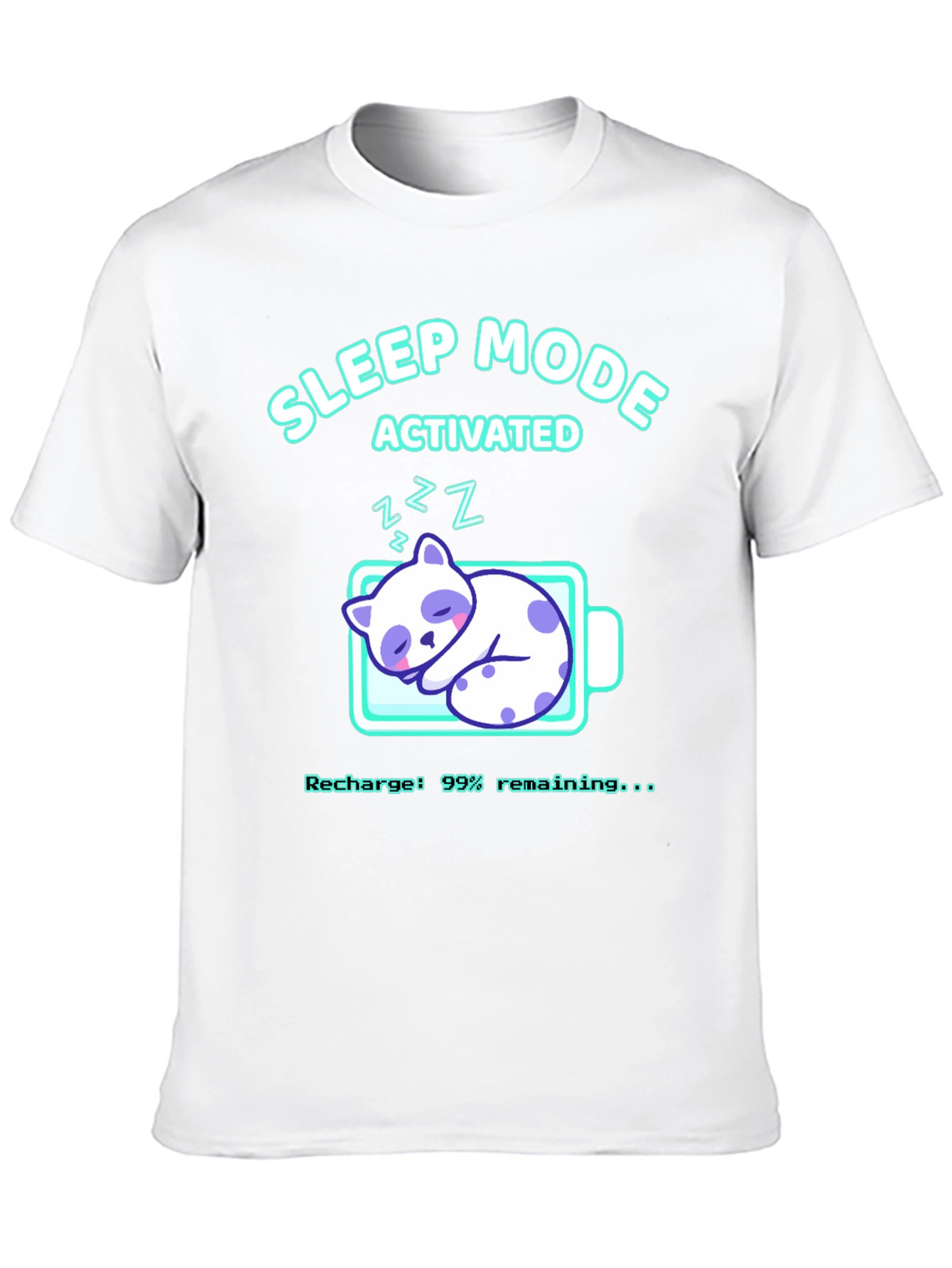 Sleep Mode Activated Graphic T-Shirt