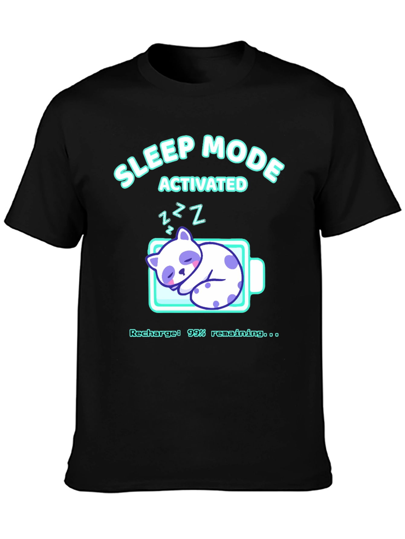 Sleep Mode Activated Graphic T-Shirt