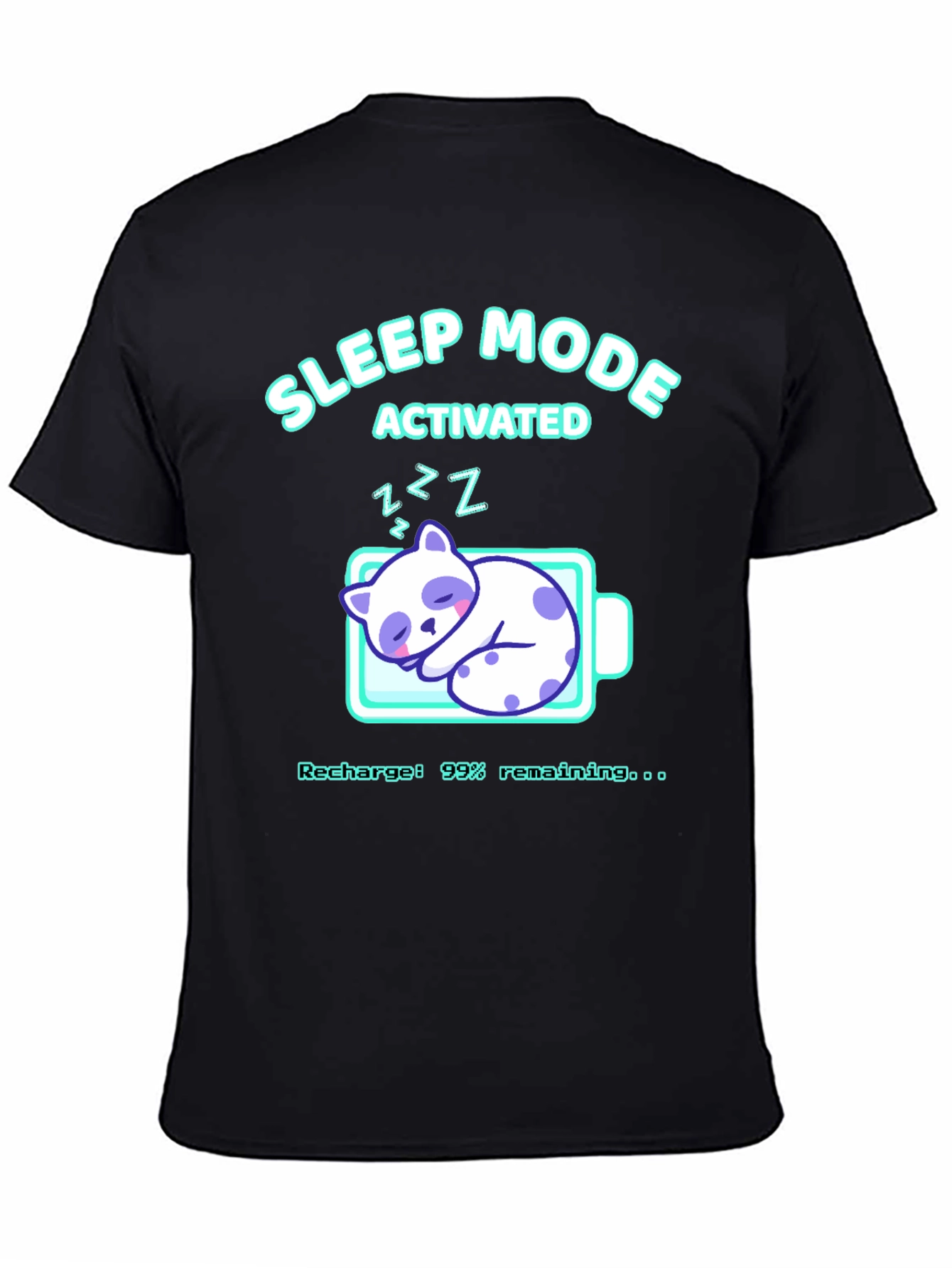 Sleep Mode Activated Graphic T-Shirt