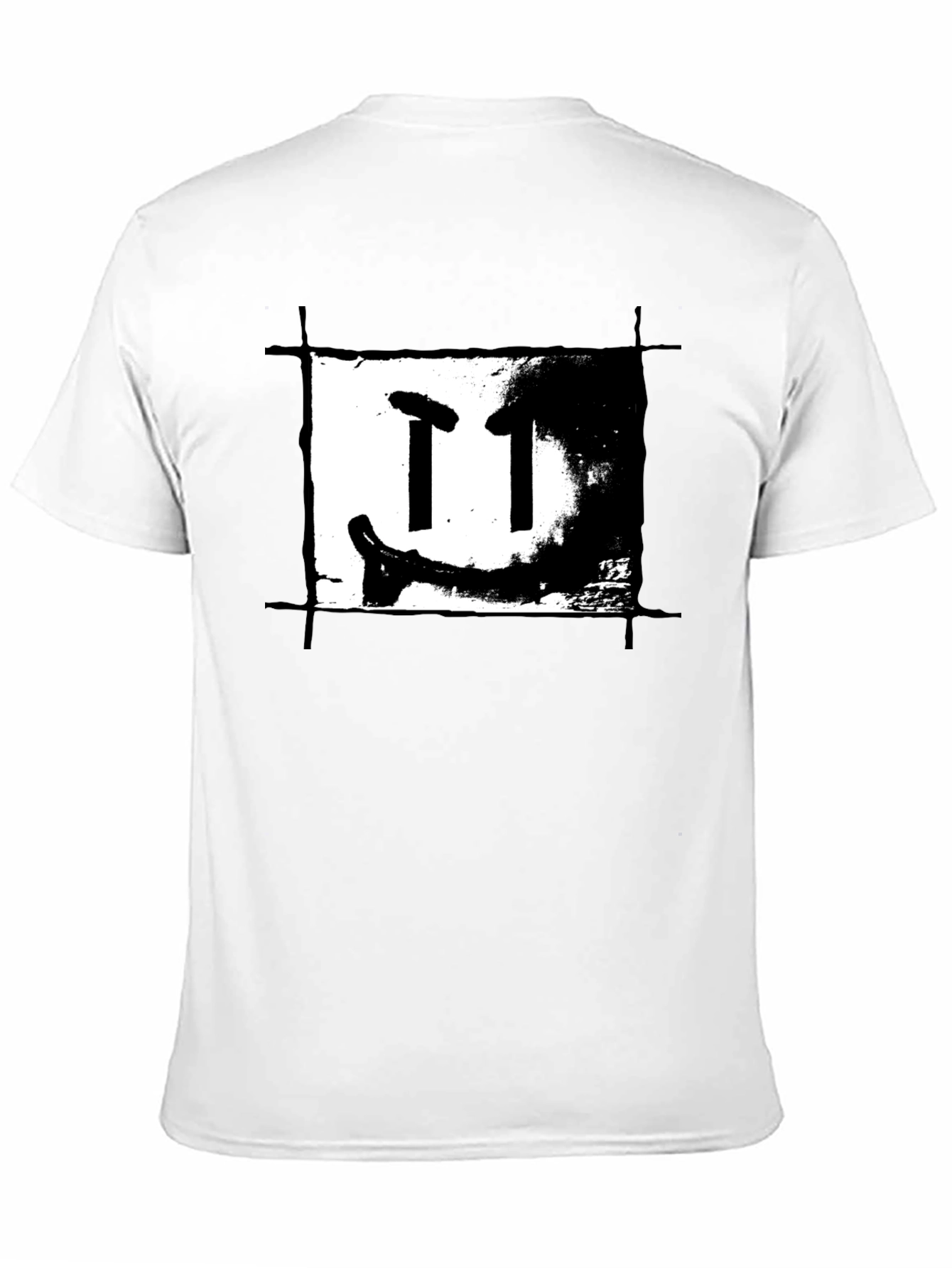 Black T-Shirt with Artistic Graphic Print