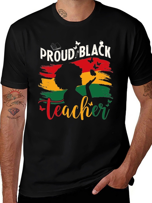 Proud Black Teacher Graphic Tee