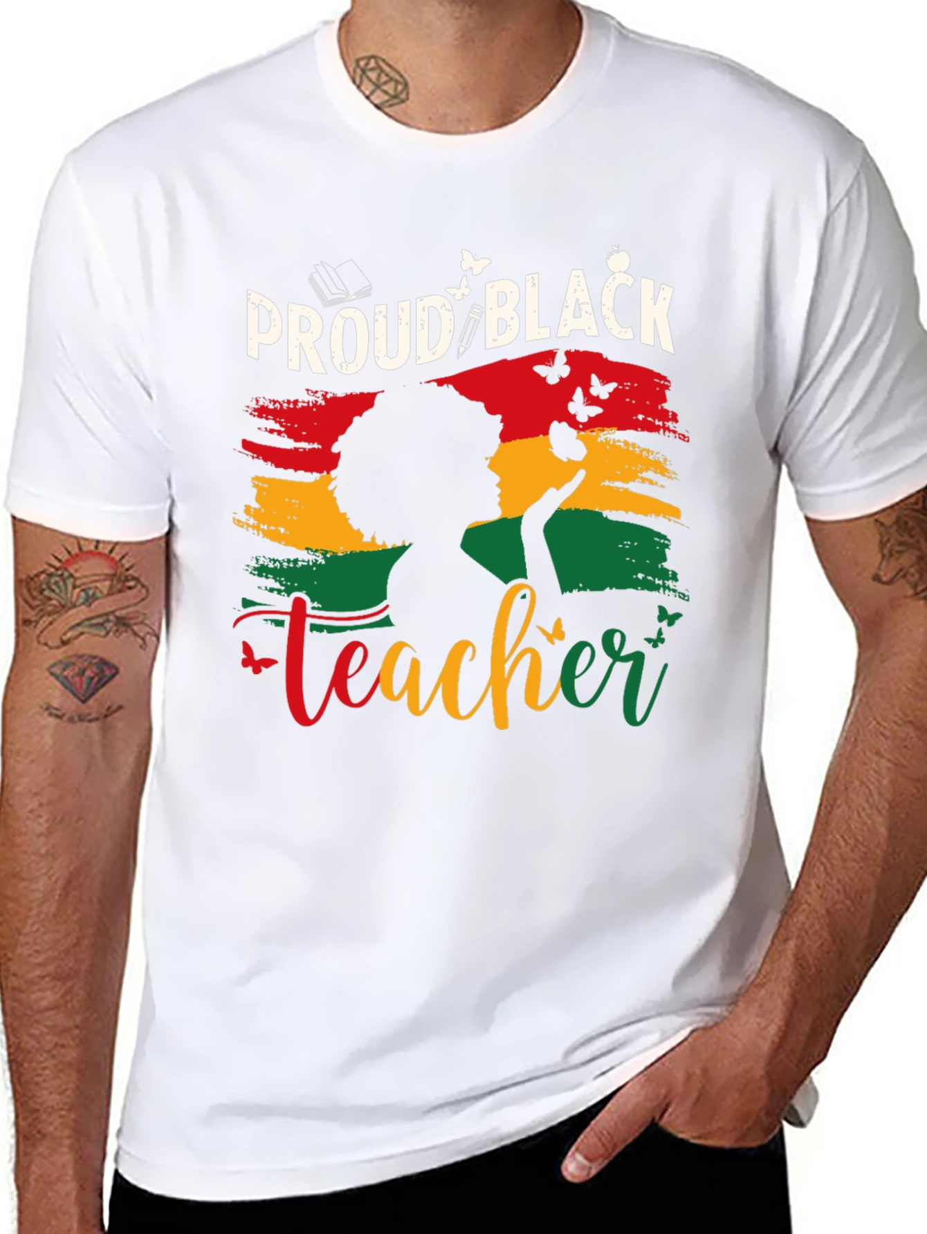 Proud Black Teacher Graphic Tee