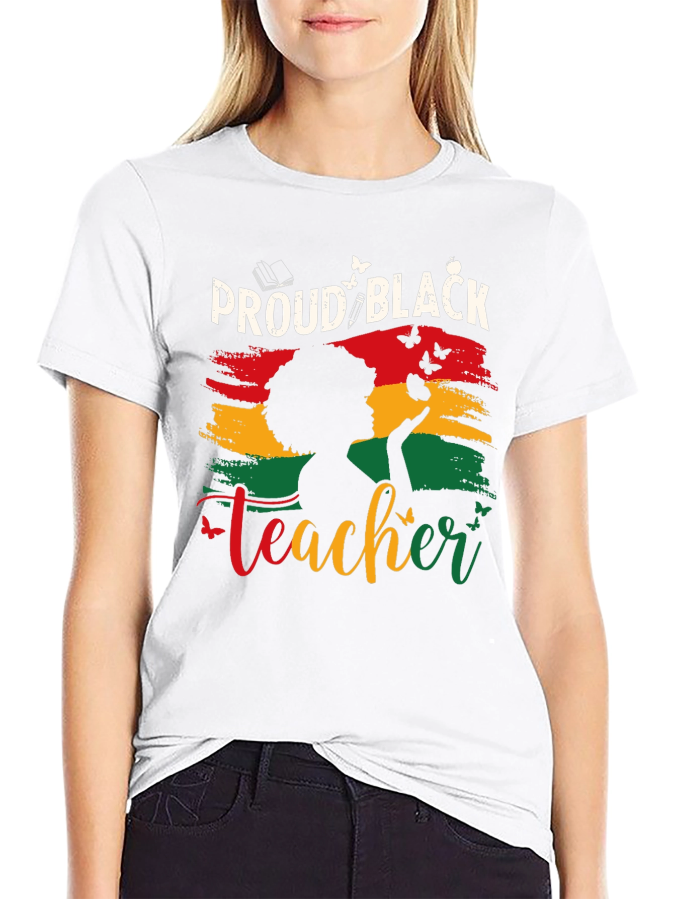 Proud Black Teacher Graphic Tee