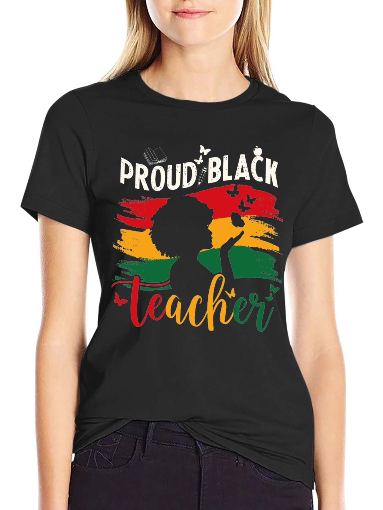 Proud Black Teacher Graphic Tee