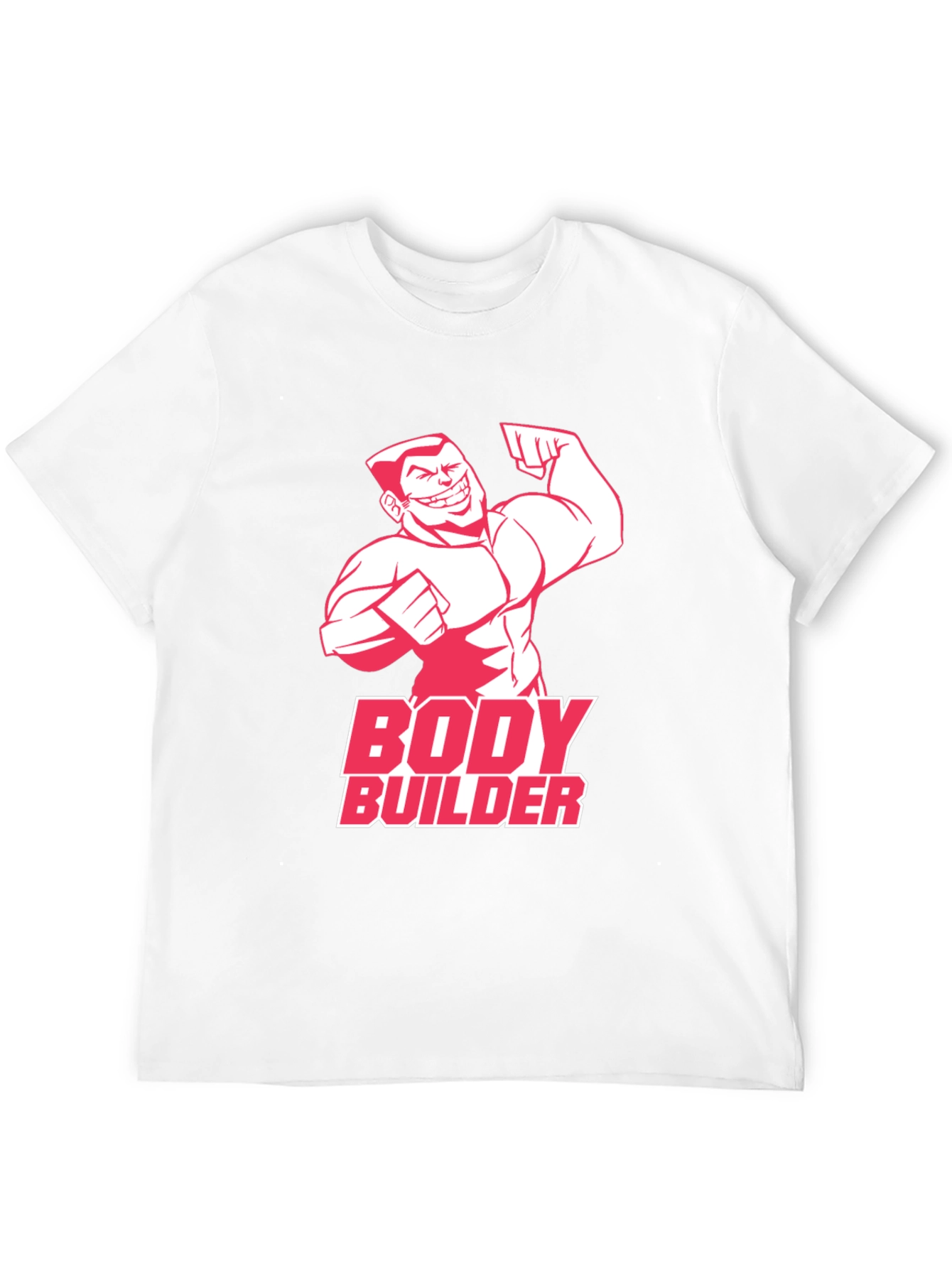 Bodybuilder Graphic Tee - Mens Black T-Shirt