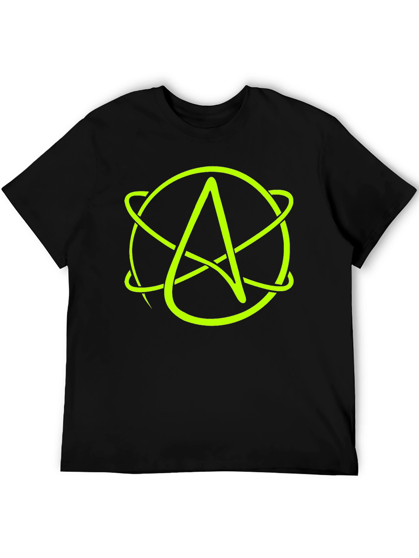 Atheist Symbol T-Shirt - Black