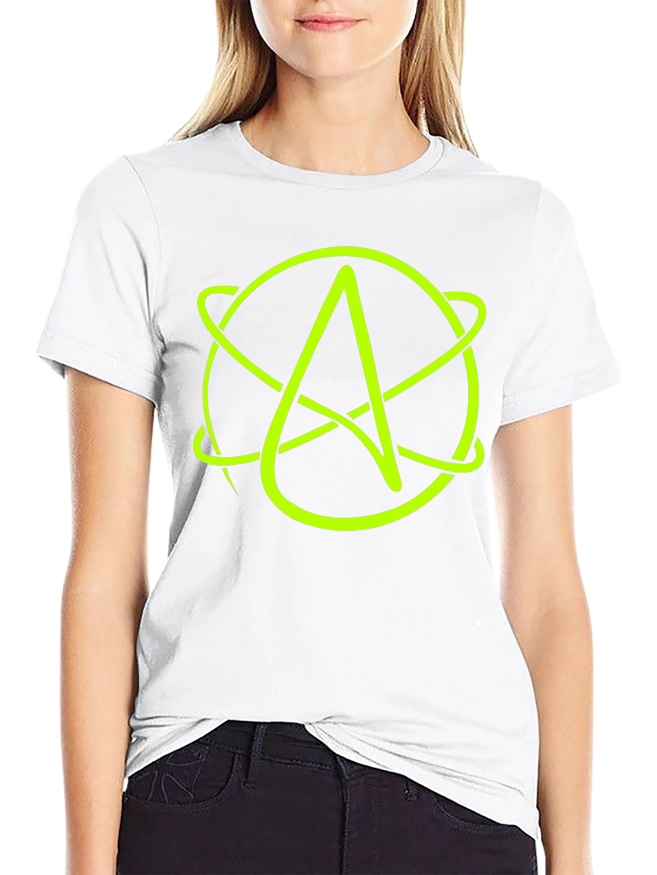 Atheist Symbol T-Shirt - Black