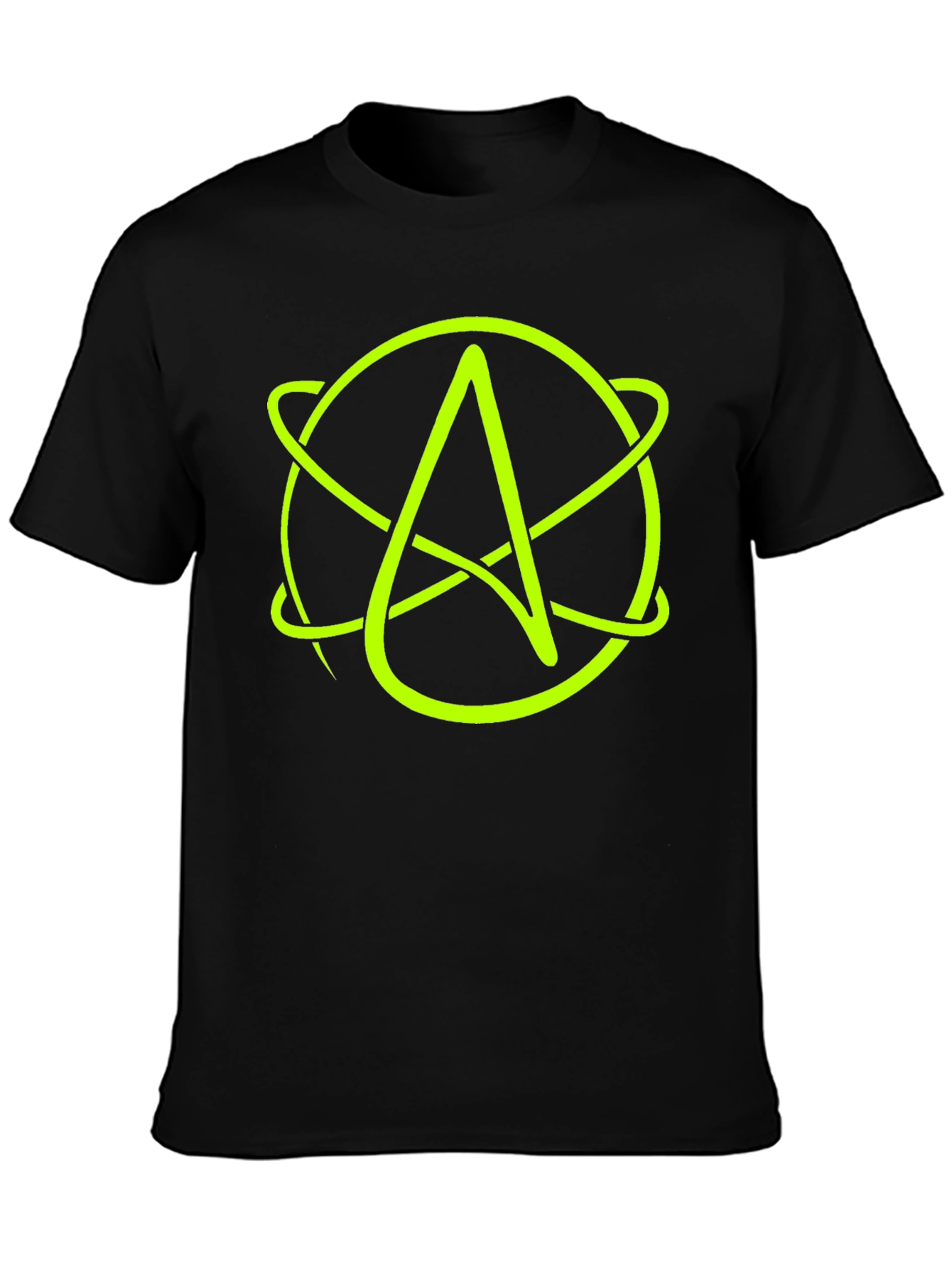 Atheist Symbol T-Shirt - Black