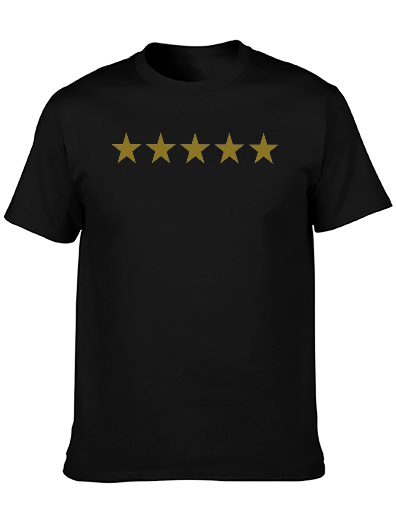 5 Star Review Black T-Shirt