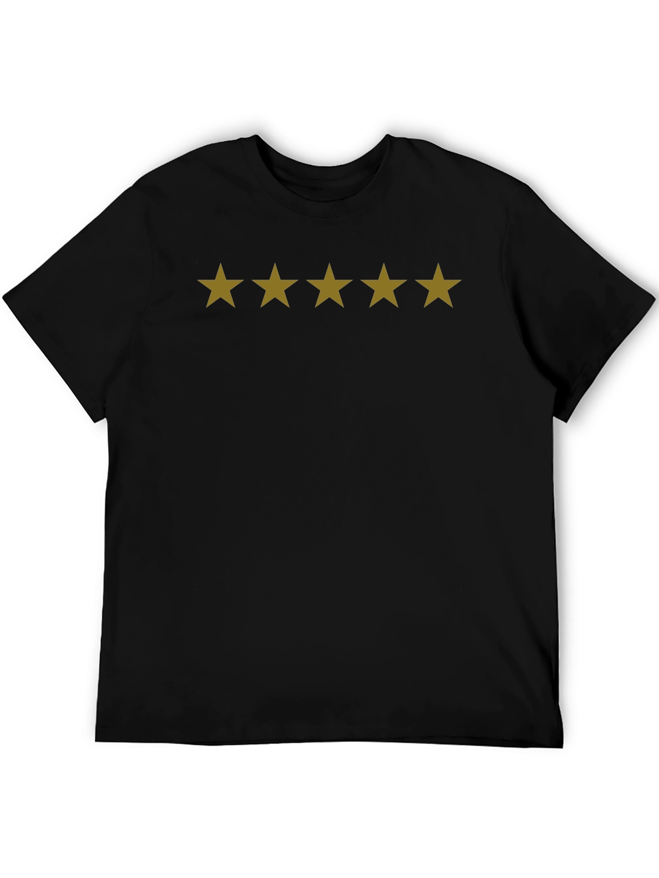 5 Star Review Black T-Shirt