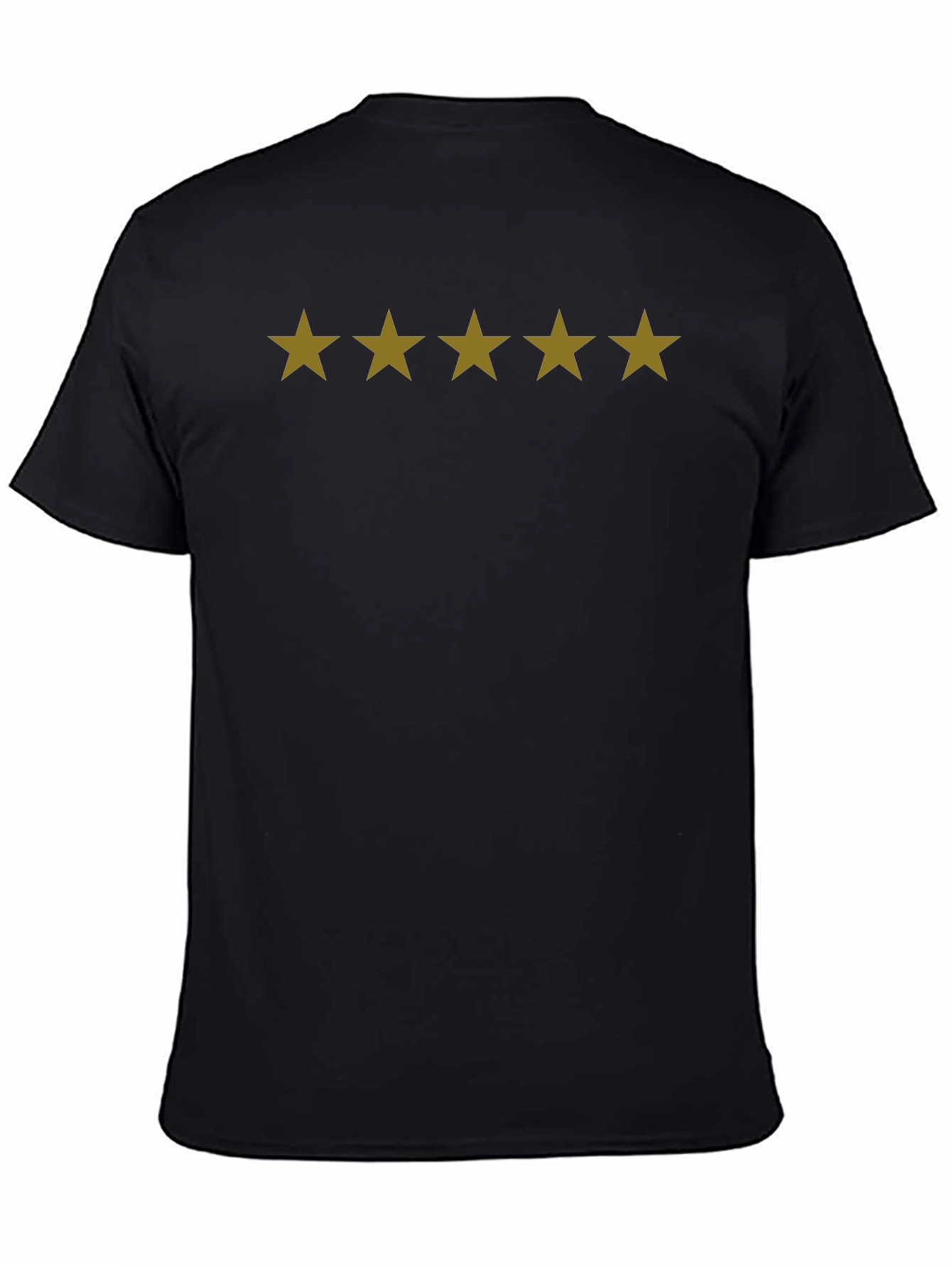 5 Star Review Black T-Shirt