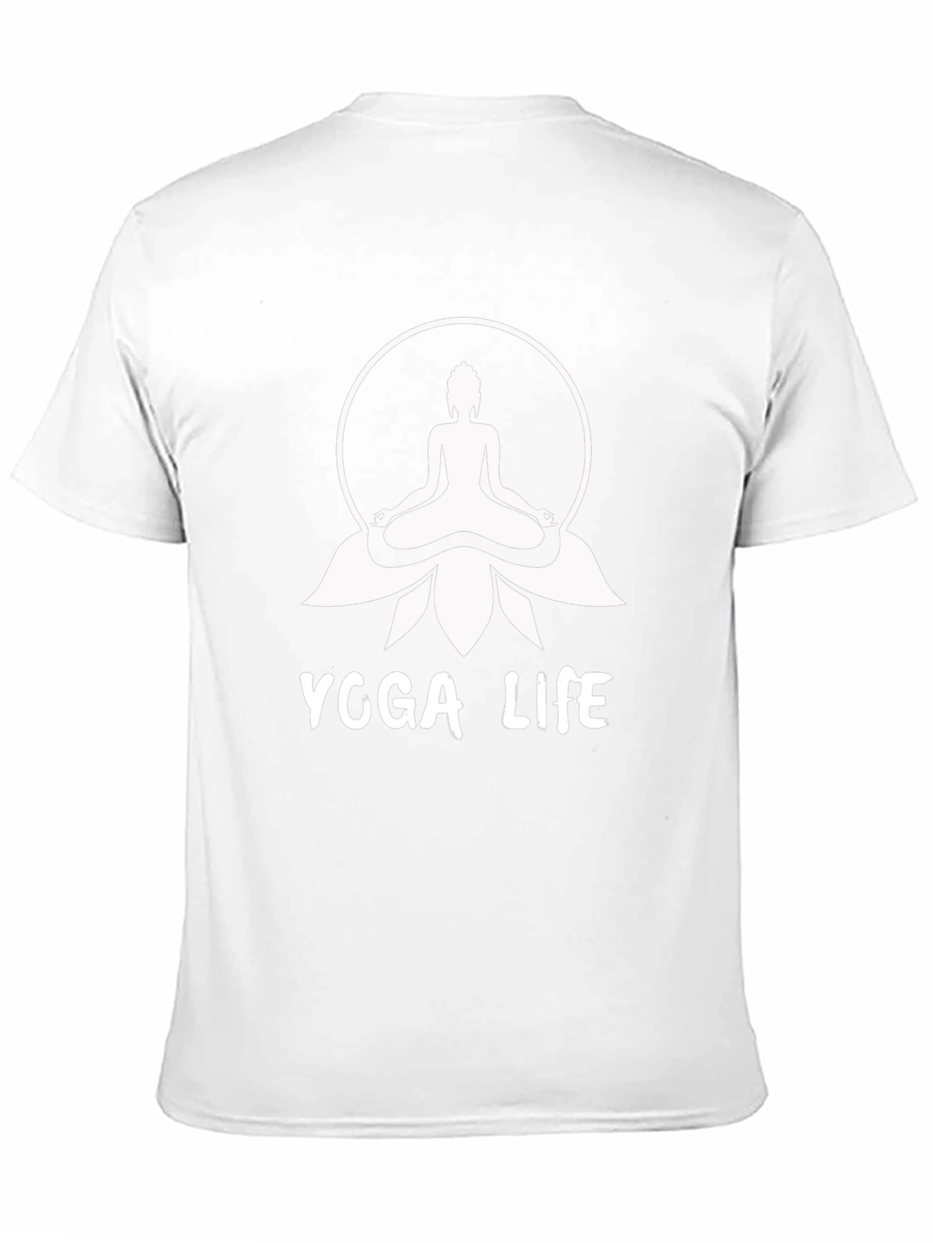 Yoga Life Buddha Graphic Tee - Black