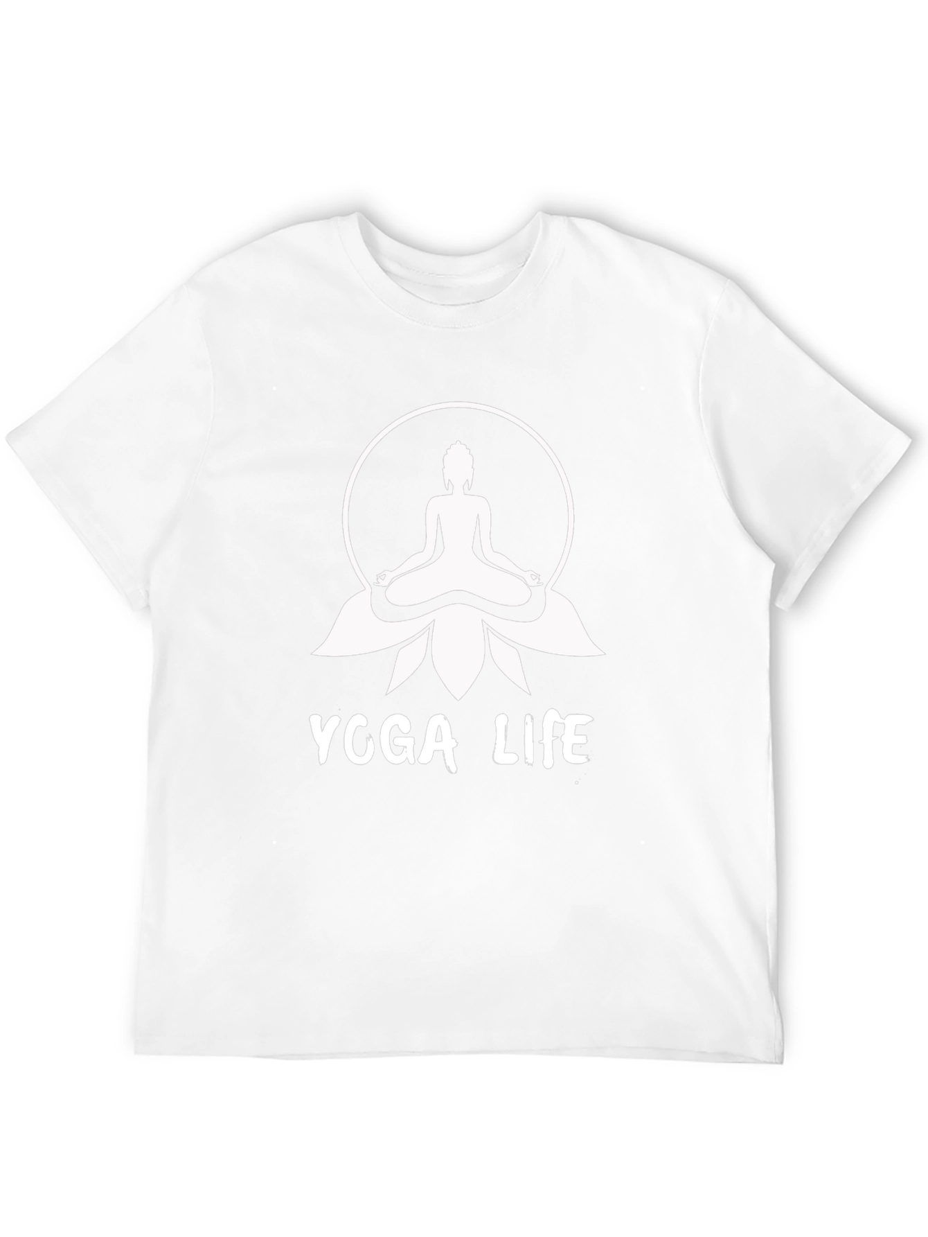 Yoga Life Buddha Graphic Tee - Black