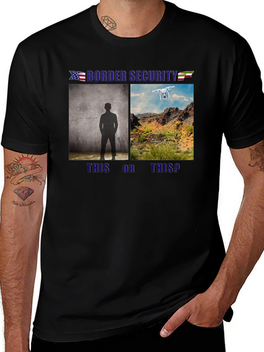 Border Security T-Shirt - Surveillance Tech