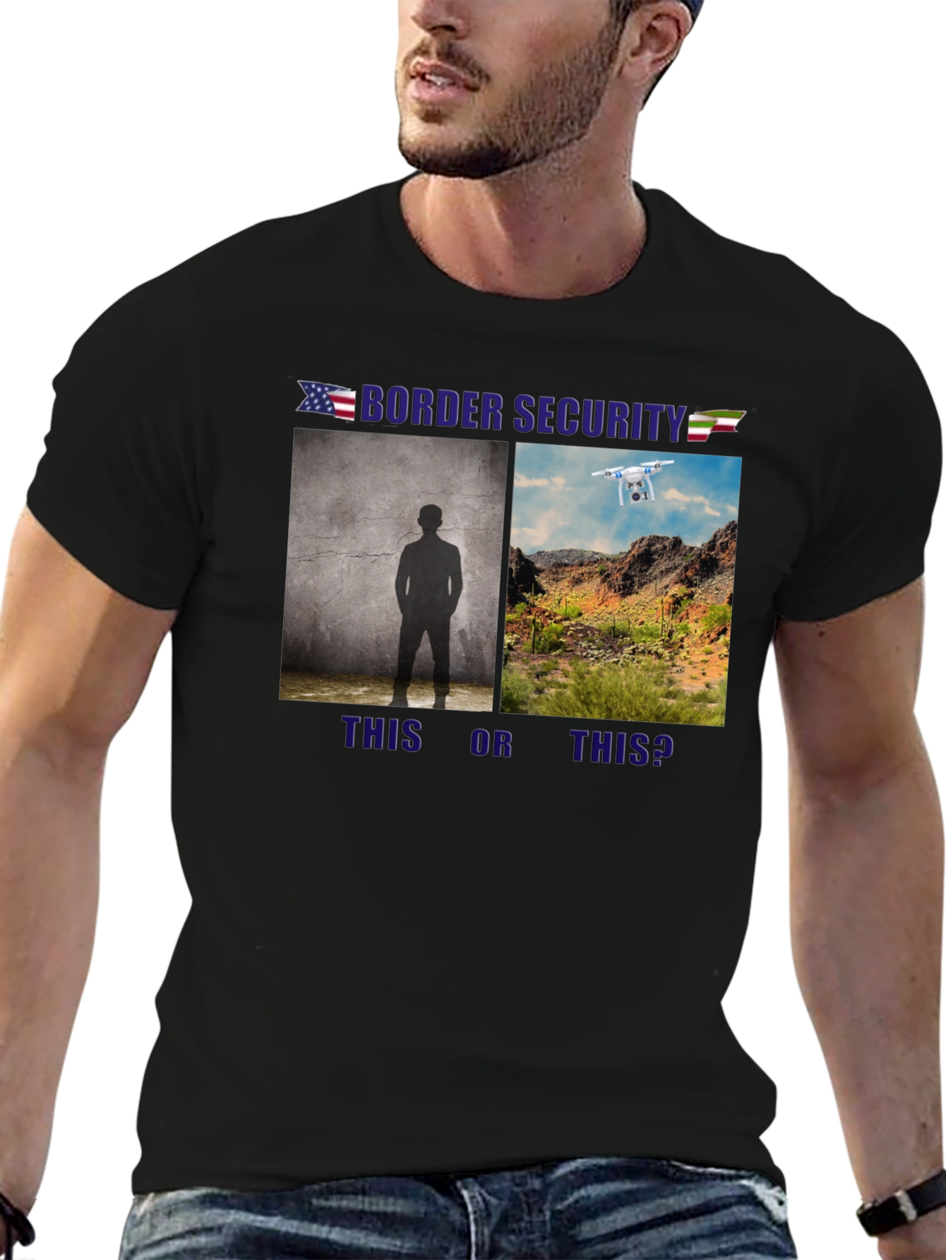 Border Security T-Shirt - Surveillance Tech