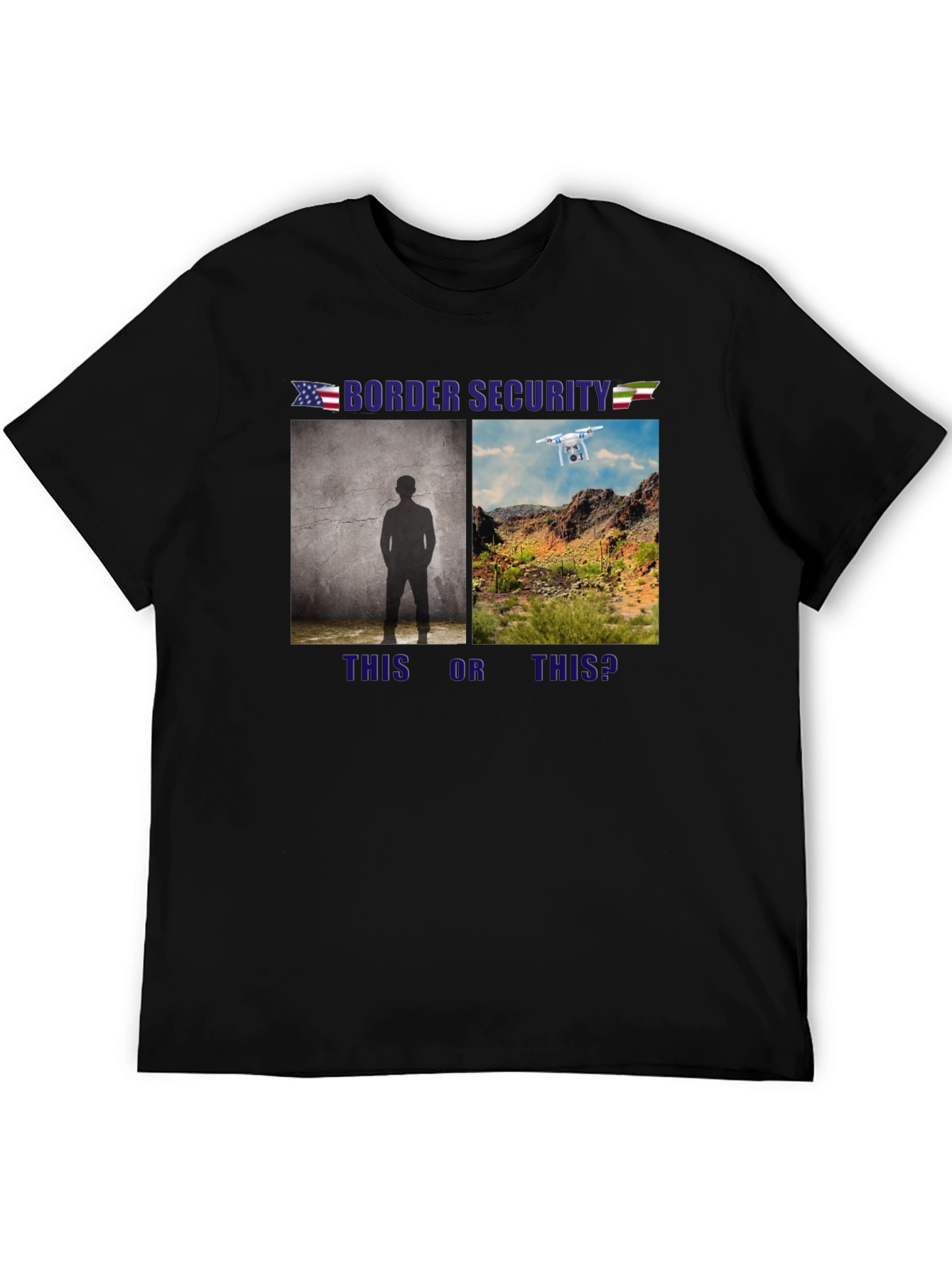Border Security T-Shirt - Surveillance Tech