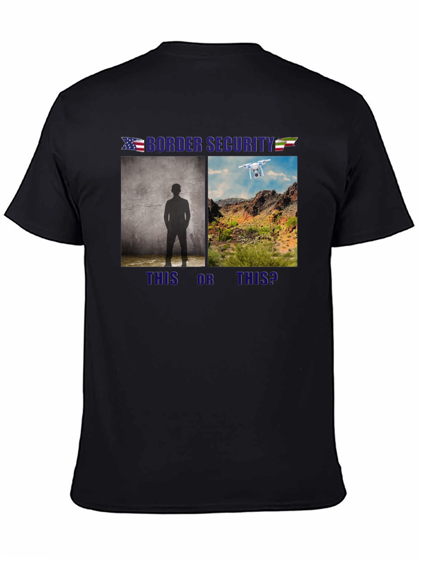 Border Security T-Shirt - Surveillance Tech