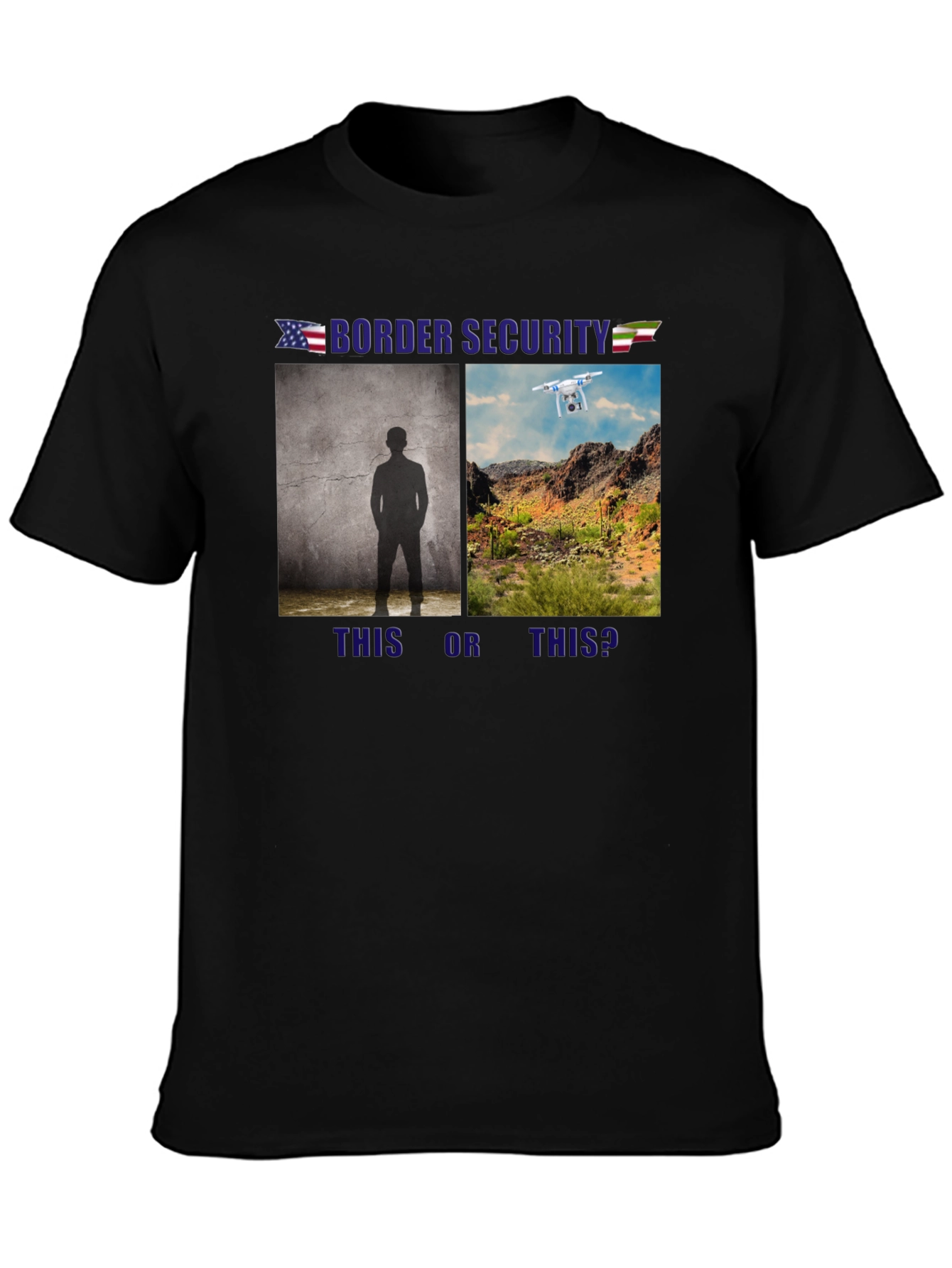 Border Security T-Shirt - Surveillance Tech