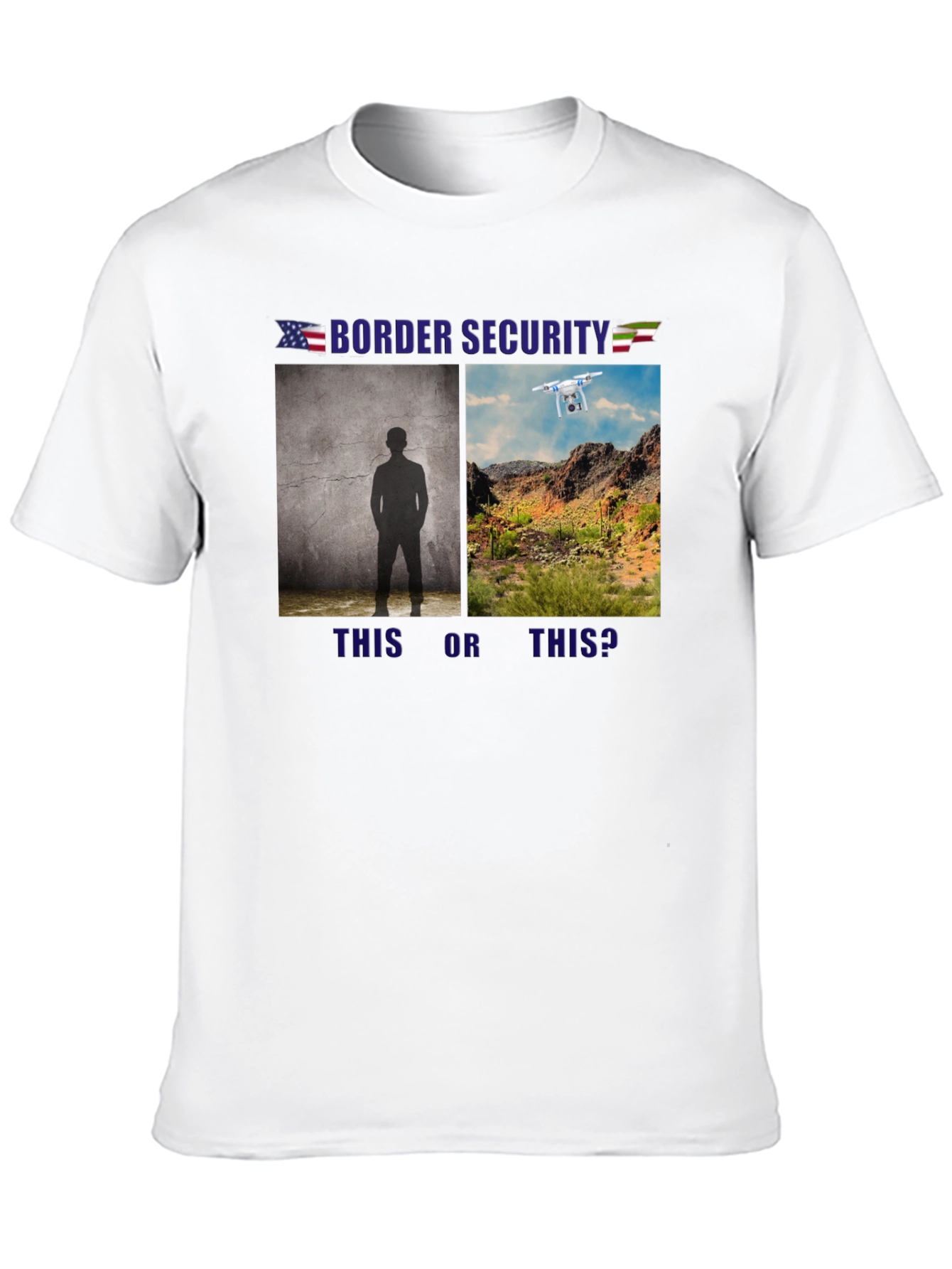 Border Security T-Shirt - Surveillance Tech