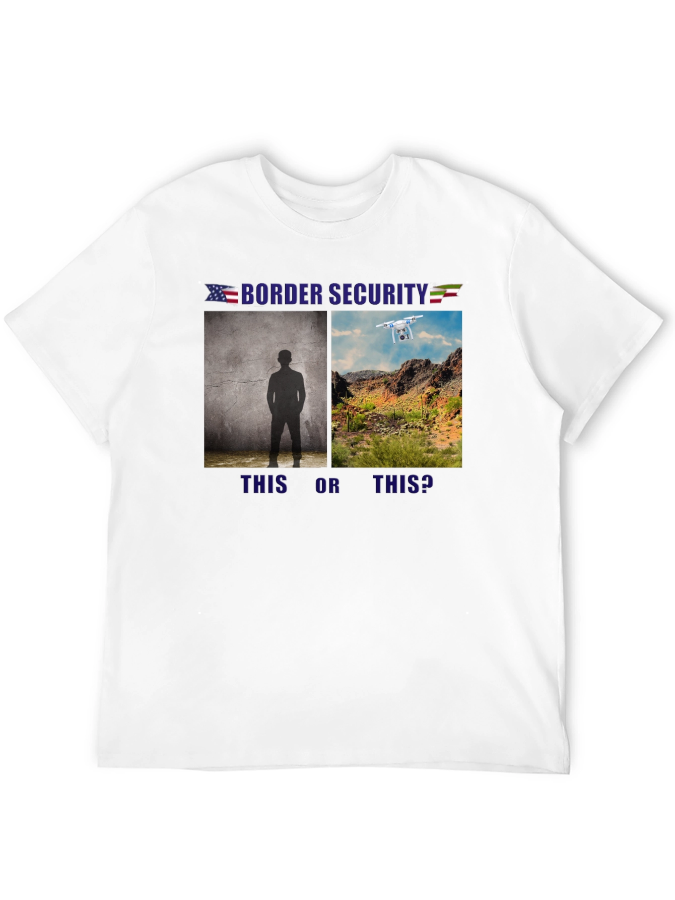 Border Security T-Shirt - Surveillance Tech