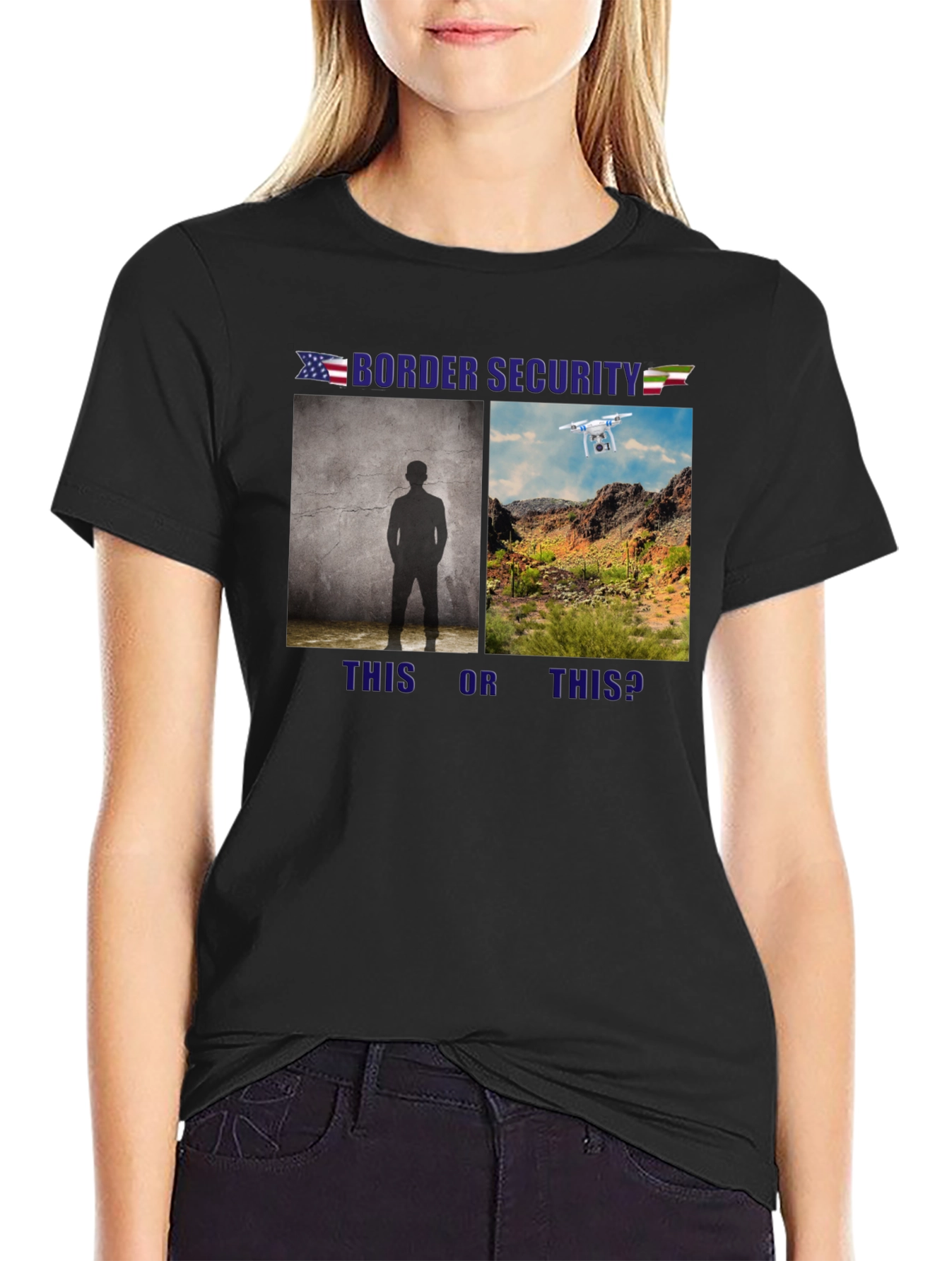 Border Security T-Shirt - Surveillance Tech