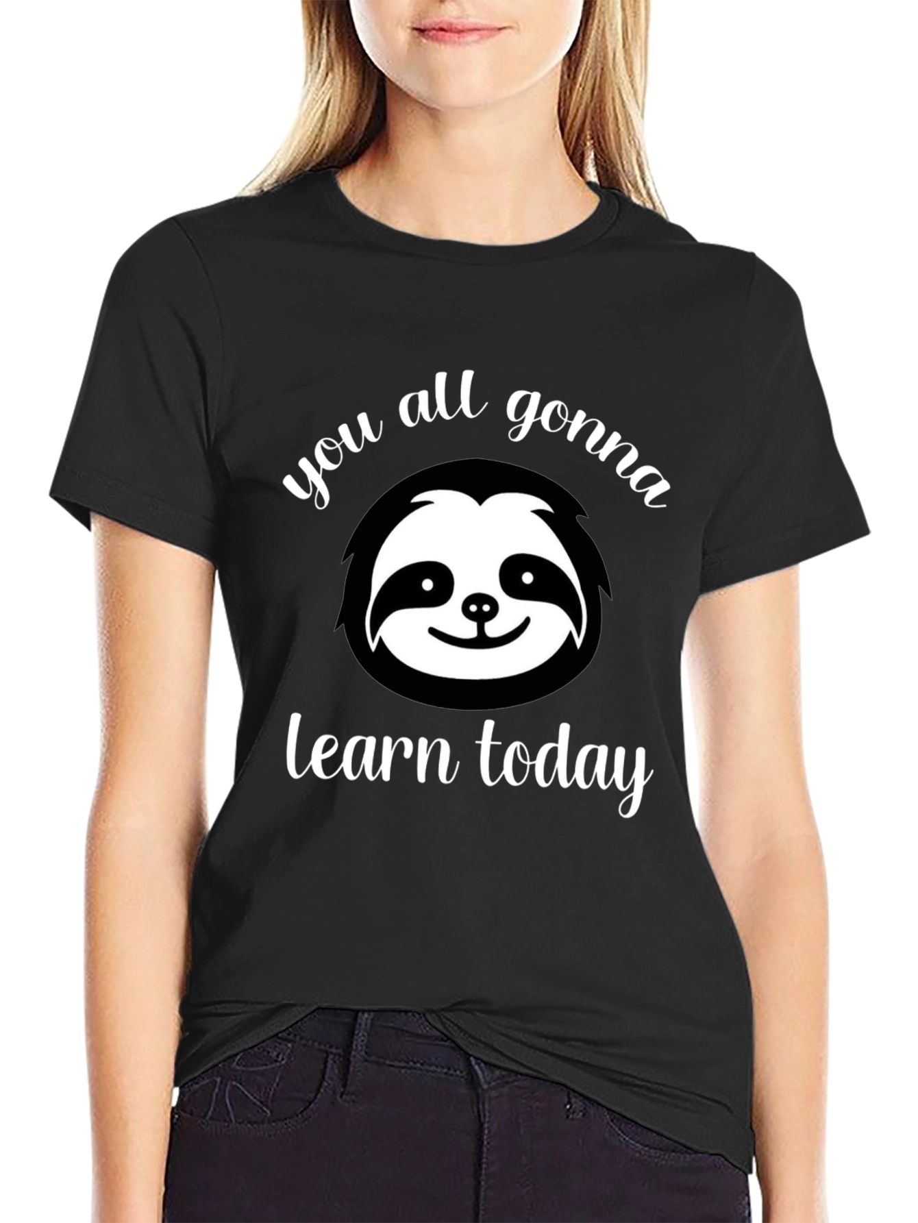 Sloth Learn Today Graphic Tee