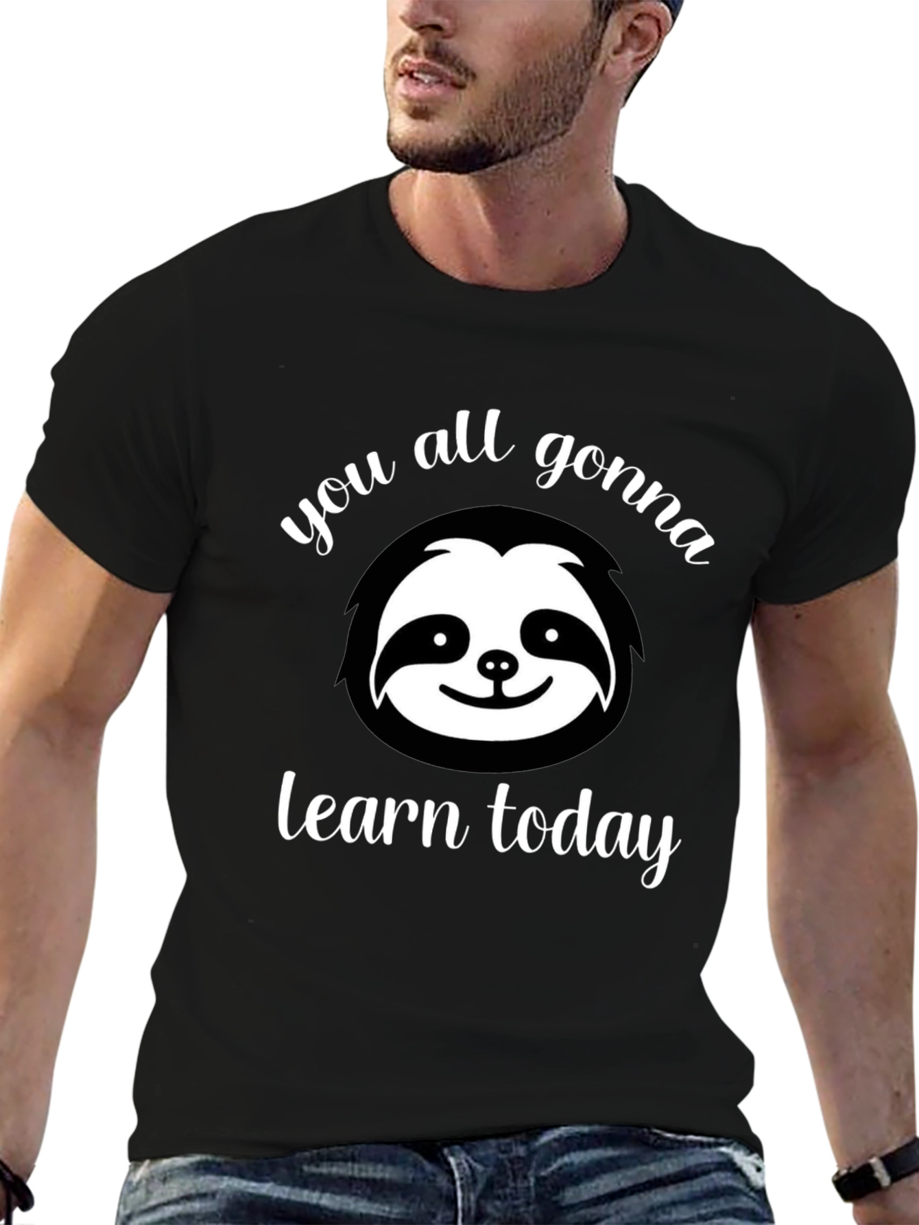 Sloth Learn Today Graphic Tee