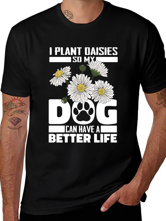 Plant Daisies Dog T-Shirt - Better Life