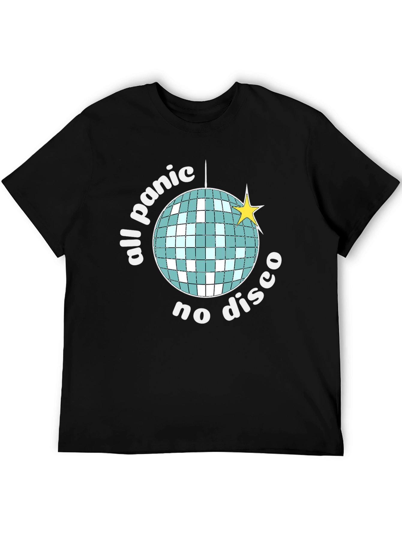 All Panic No Disco Black T-Shirt