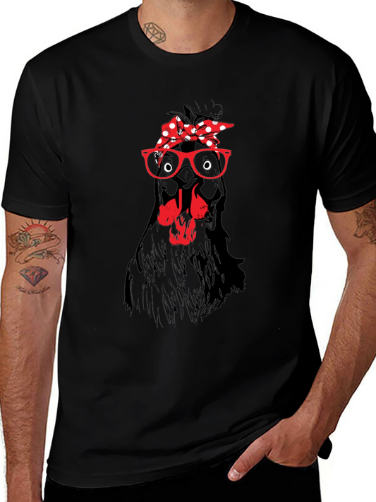 Funny Chicken with Bandana T-Shirt